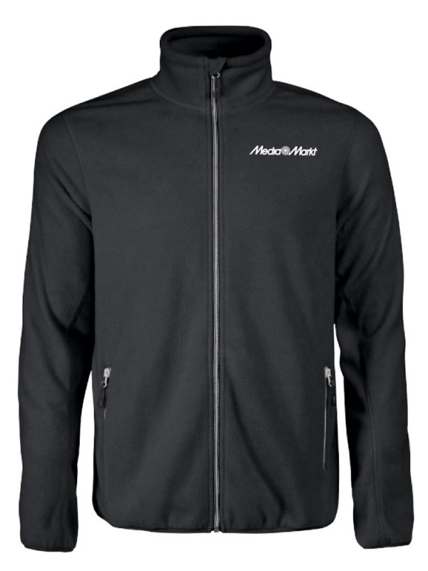 Herren Fleecejacke Rocket Schwarz